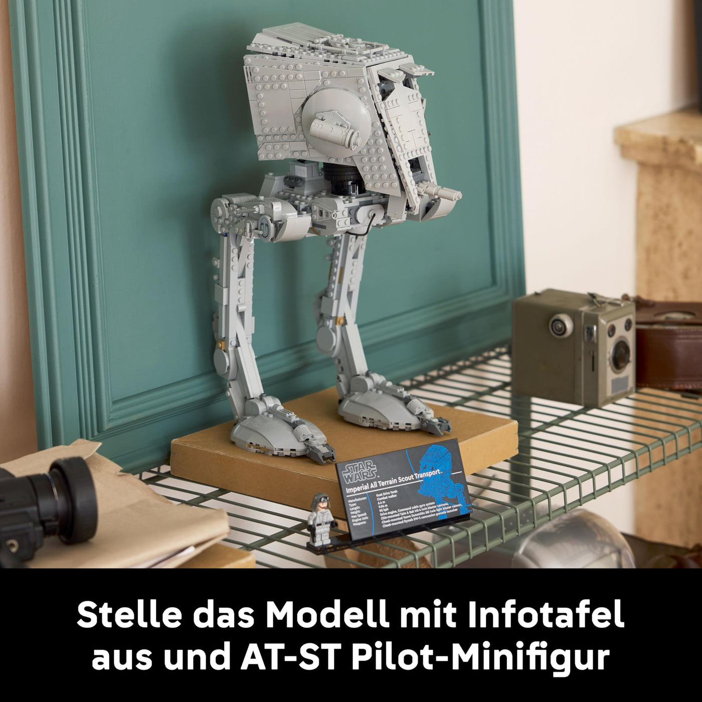 LEGO Star Wars at-ST Kampfläufer - Kreatives Spielzeug für Erwachsene - Konstruktionsspielzeug zum Bauen und Ausstellen - Star Wars Deko und Modellbau - Geschenk für Männer und Frauen - 75417