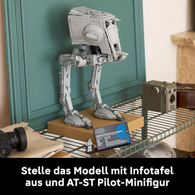 LEGO Star Wars at-ST Kampfläufer - Kreatives Spielzeug für Erwachsene - Konstruktionsspielzeug zum Bauen und Ausstellen - Star Wars Deko und Modellbau - Geschenk für Männer und Frauen - 75417