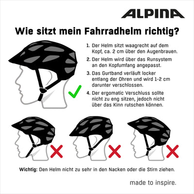 ALPINA HAARLEM - Robuster, Individuell Anpassbarer & Leichter Urban Fahrradhelm Für Erwachsene, coffee-grey matt, 52-57 cm