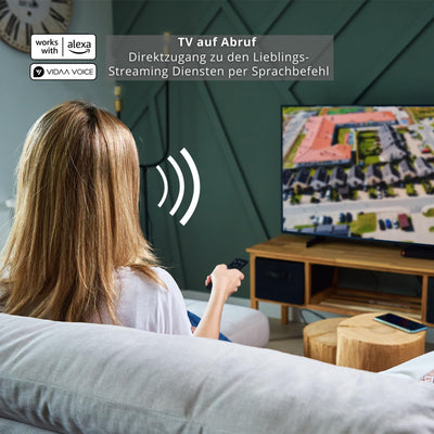 Toshiba 43LV3E63DAZ 43 Zoll Fernseher/VIDAA Smart TV (Full HD, HDR, Triple-Tuner, Bluetooth, Dolby Audio)
