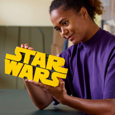 LEGO Star Wars 75407 Star Wars Logo Steinen - Bauset für Erwachsene zum Sammeln - Popkultur-Modell - Ausstellungsstück für das Büro - Geschenkidee für Erwachsene und Jugendliche Fans