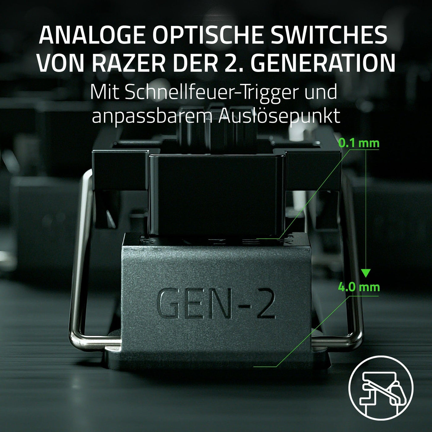 Razer Huntsman V3 Pro - Analoges optisches E-Sport-Keyboard Snap Tap & Rapid Trigger (Schnellfeuer-Modus, Multifunktionaler Drehregler, Doubleshot-PBT-Tastenkappen) DE-Layout | Schwarz