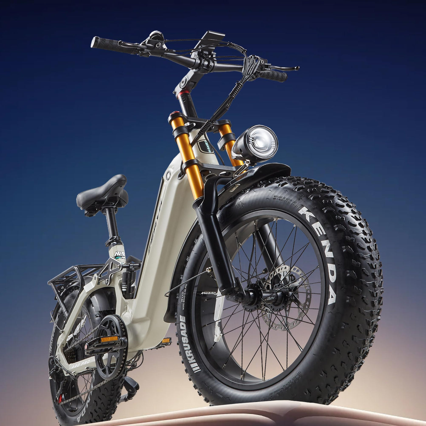 VOZCVOX Elektrofahrrad 20 Zoll E Bike Herren Damen Pedelec E-Mountainbike mit Abnehmbarer 48V 20Ah Akku,Hydraulische Bremsen,Vollefederung