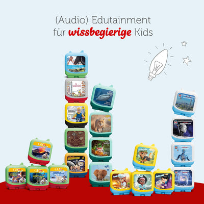 Tonies Clever Tonie 4er Set: Lichterkinder – Lernen mit LIKI und LUMI für die Toniebox, Kinder Hörspiel mit Musik, ab 5 Jahren, Spielzeit ca. 160 Minuten