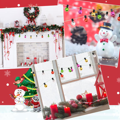 2 Stücke Wichtel Lichterkette Miniatur, 90cm Wichtel Zubehör Lichterkette, Puppenhaus Zubehör, Miniatur Bunte Lampe für Weihnachtsdeko Puppenhaus Möbel, Kinder Geschenk