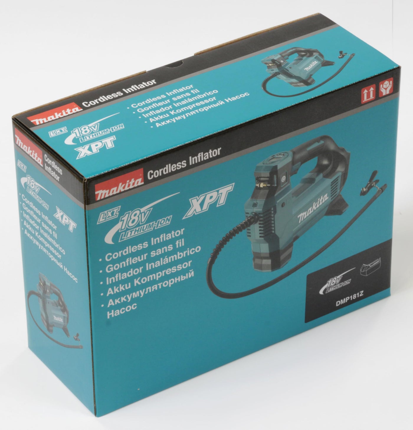 Makita DMP181Z Akku-Kompressor 11,1 bar 18V (ohne Akku, ohne Ladegerät), Petrol
