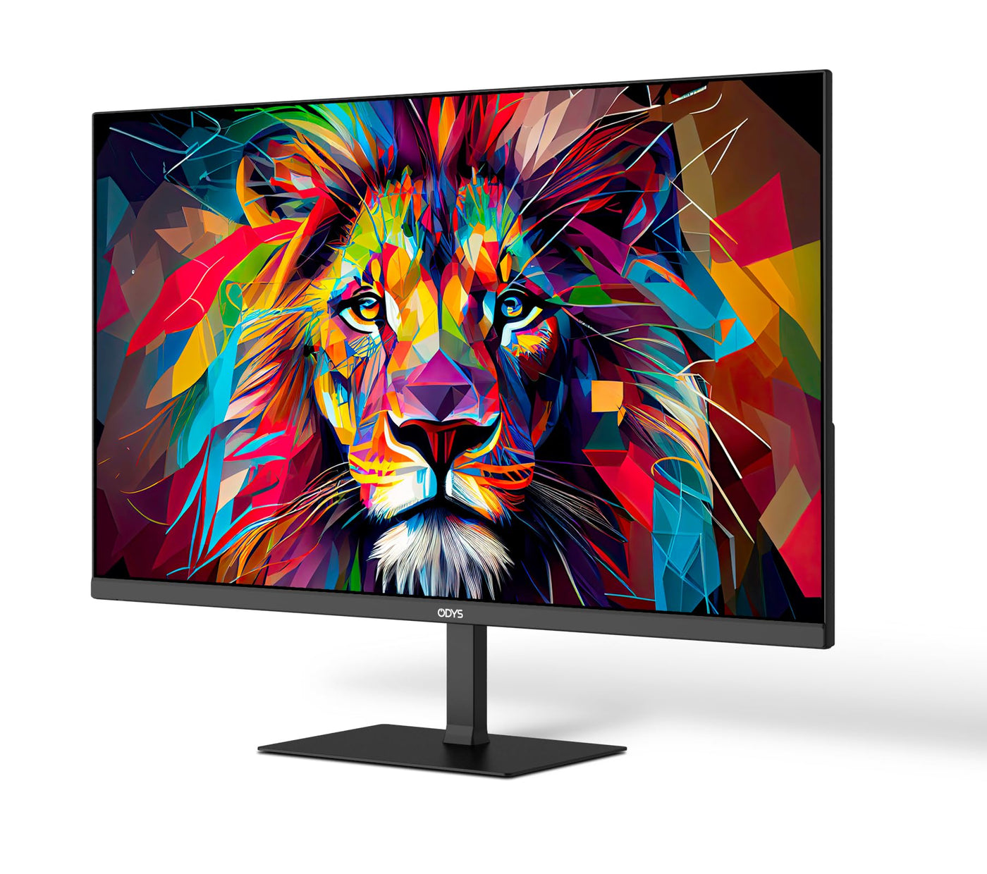ODYS i27 Monitor - 27-Zoll-Bildschirm im rahmenlosen Design, Full HD, 100 Hz, mit HDR, IPS Panel, FreeSync, HDMI, USB-C, 3,5mm Audio