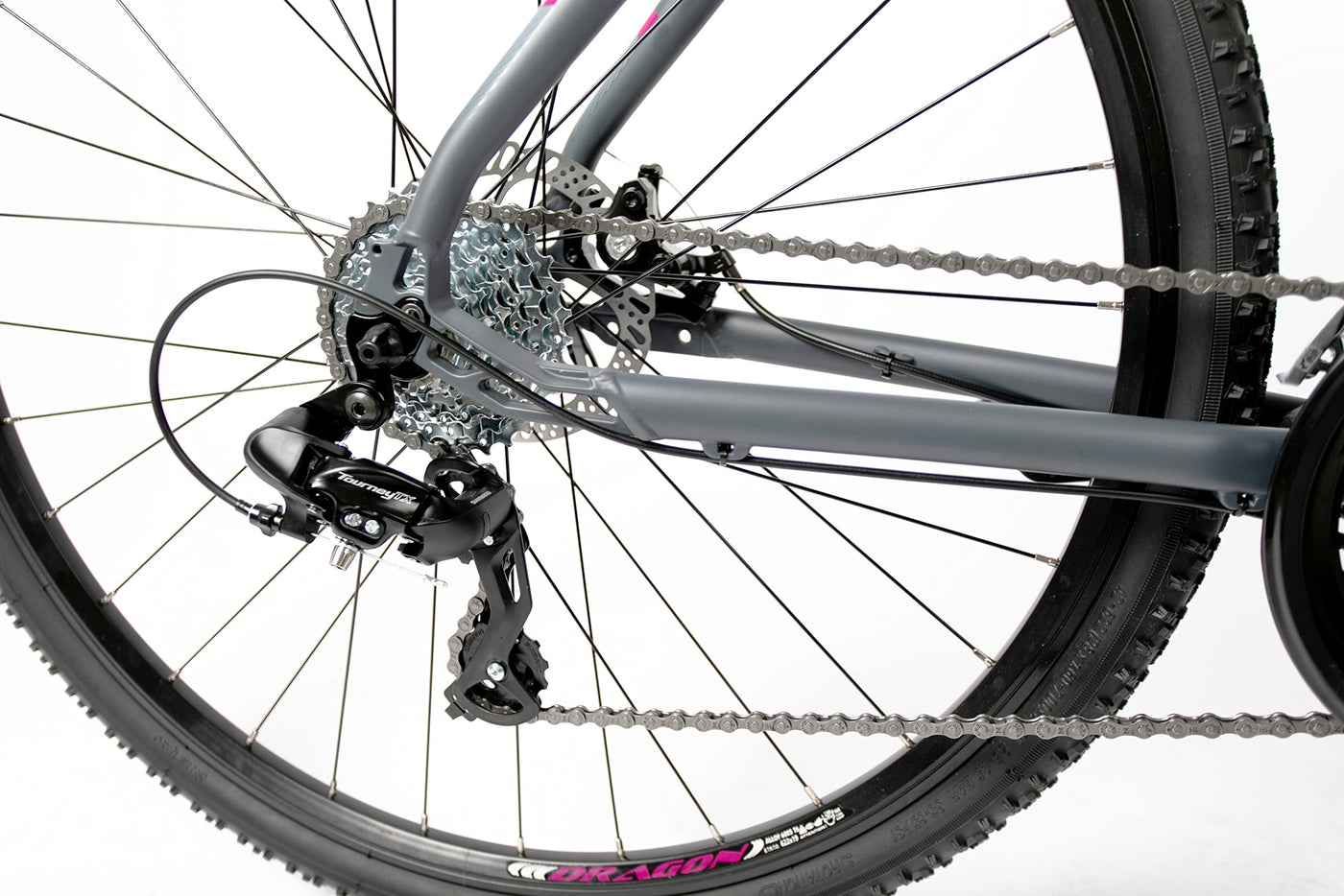 HEAD Damen I-Peak I Crossbike, Grau matt/pink, 54 cm