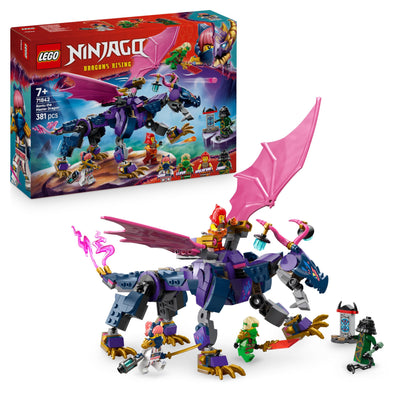 LEGO NINJAGO Rontu der Meisterdrache -Bewegliche Drachen-Figur mit Shootern - 4 Minifiguren, inkl. Lloyd, Sora & Wyldfyre - Ninja-Spielzeug für Kinder - Geschenk für Jungen ab 7 Jahren - 71842