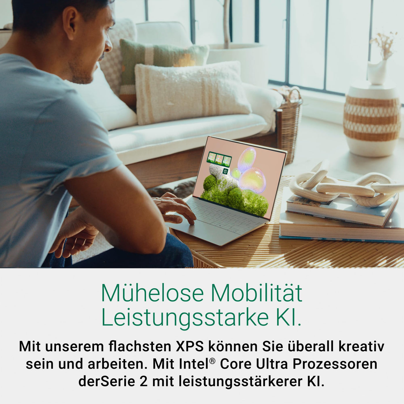 Dell XPS 13 (9350) Laptop Copilot+ 13.4 Inch FHD+ 120Hz, Intel Core Ultra 5 Series 2, 16GB RAM, 512GB SSD, Intel Arc Graphics, Windows 11 Home, Fingerprint Reader, QWERTY Keyboard, Platinum