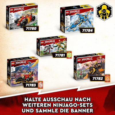 LEGO NINJAGO Coles Erddrache EVO, Spielzeug zum Sammeln mit aufrüstbarem Drachen & Skorpion-Figur sowie Minifiguren für Jungen und Mädchen 71782
