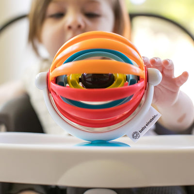 Baby Einstein, Sticky Spinner Spielzeug, perfekt auf Reisen oder für unterwegs, saugfähiger Boden zum Anbringen auf glatten Oberflächen ,1 Stück (1er Pack)