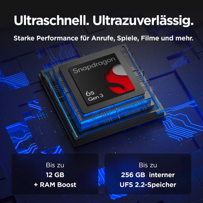 Motorola Moto g85 5G Smartphone (6,67"-FHD+-Display, 50-MP-Kamera, 8/256 GB, 5000 mAh, Android 14) Cobalt Blue, inkl. Schutzcover [Exklusiv bei Amazon]