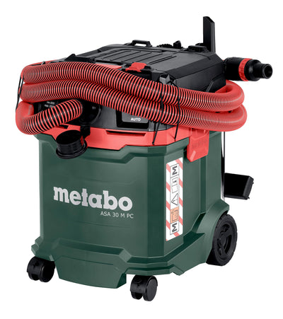 Metabo ASA 30 M PC Allessauger – 602087000 – Nass-/Trockensauger mit integrierter Filterabreinigung – 8 m Kabellänge