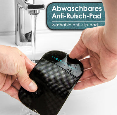 King Kong State Luftentfeuchter für Autos 2-PACK - Entfeuchter-Kissen 2x 750g für beschlagene Autoscheiben - mit Indikator-Fenster und Anti-Rutsch-Pad