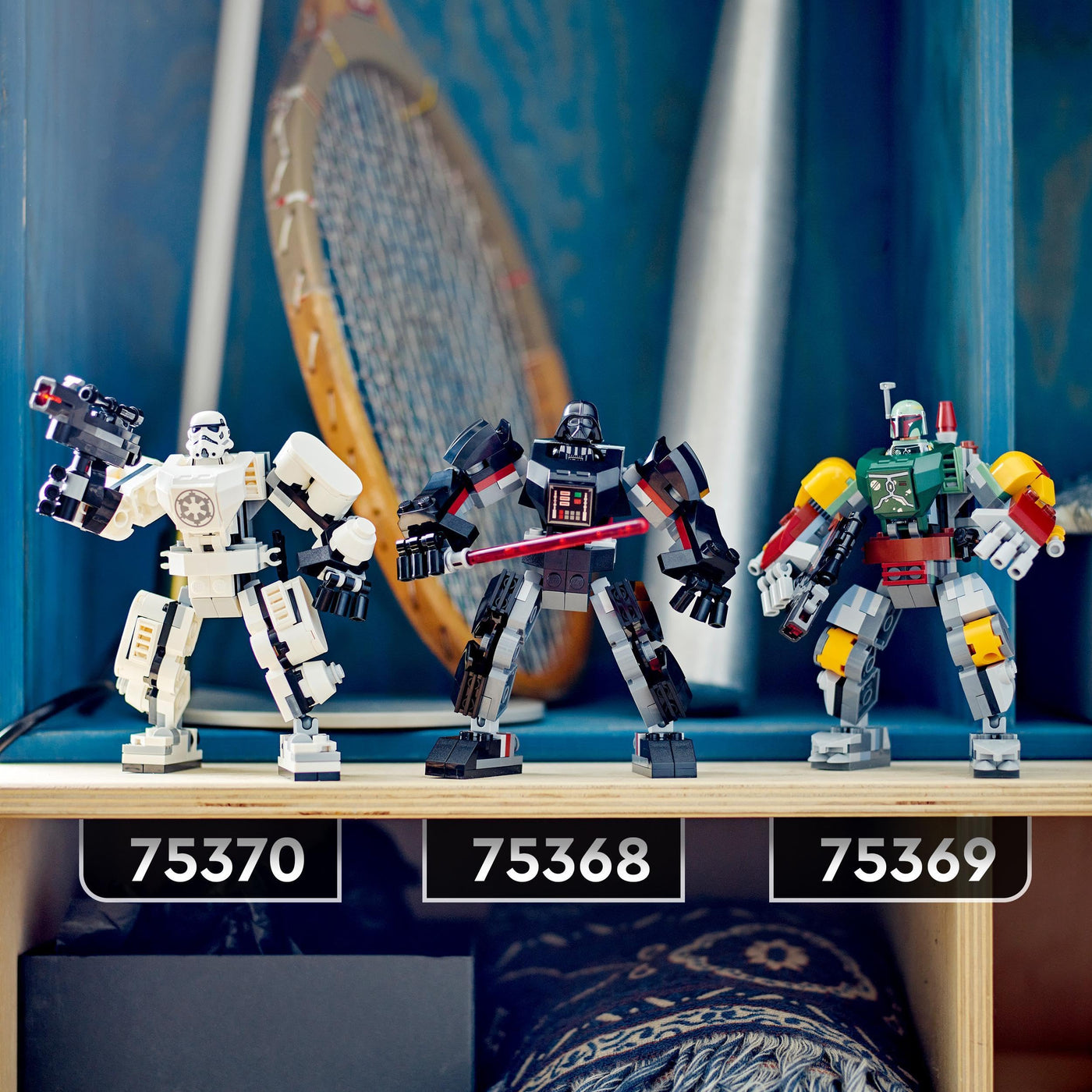 LEGO 75370 Star Wars Sturmtruppler Mech Set, Baubares Actionfigur-Modell mit Gelenkteilen, Minifiguren-Cockpit und großem Stud-Shooter, Sammelspielzeug für Kinder ab 6 Jahren