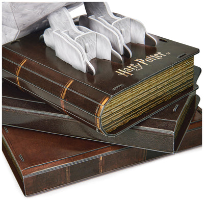 4D Build - Harry Potter, 3D-Puzzle der beliebten Schnee-Eule Hedwig aus hochwertigem Karton, 118 Teile, für Harry Potter Fans ab 12 Jahren