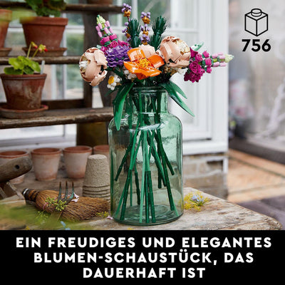 LEGO Botanicals Blumenstrauß - Künstliche Blumen Set für Erwachsene - Zimmerdeko und Geschenkidee für Frauen & Männer - Wohnaccessoires - Botanik Kollektion 10280