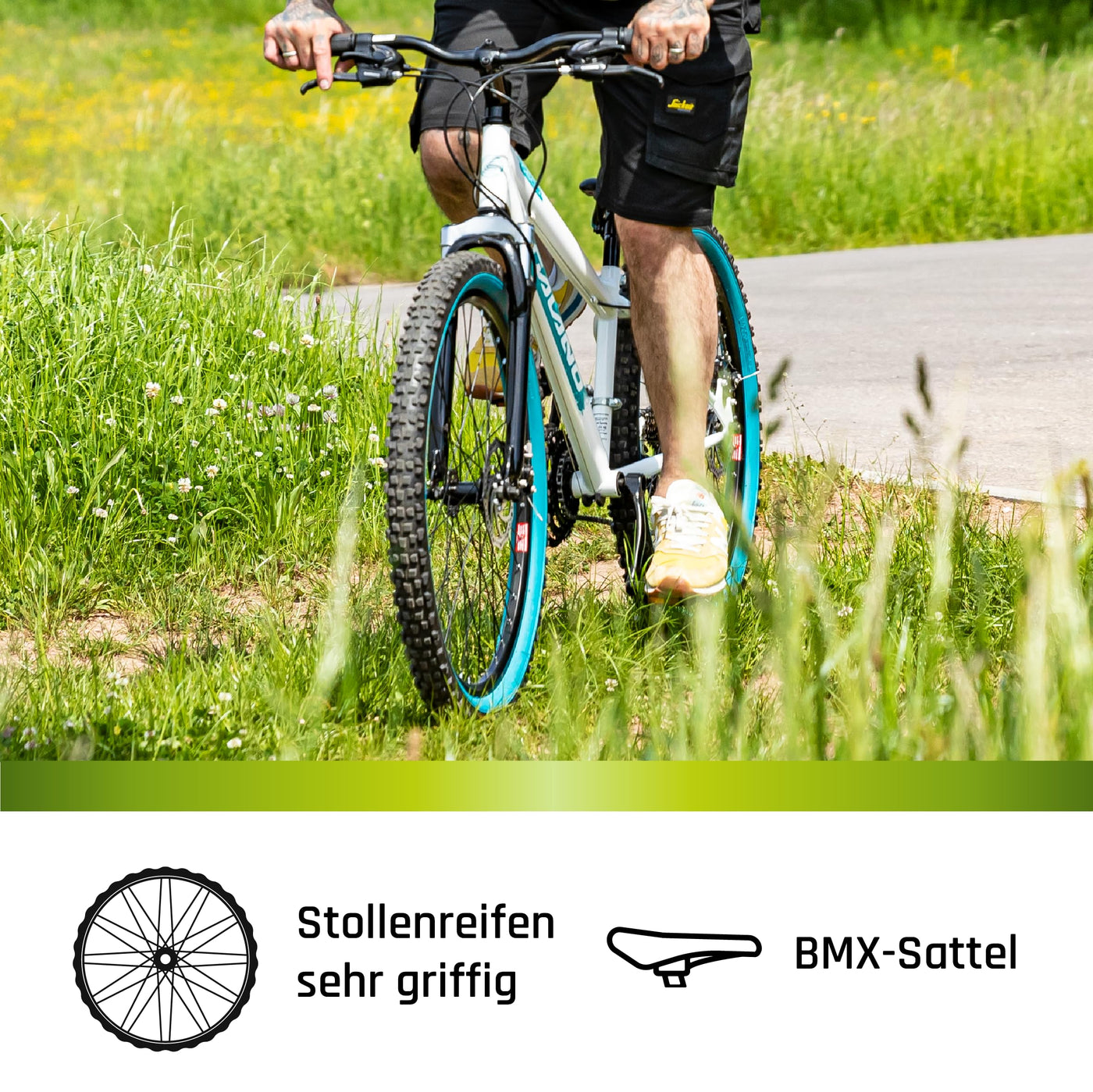 Galano G600 MTB Dirt Bike 26 Zoll für Erwachsene und Jugendliche ab 145 cm Mountainbike mit Federgabel Crossbike 18 Gang Kettenschaltung (raw, 33 cm)