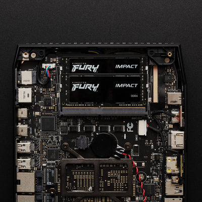 Kingston FURY Impact KF432S20IBK2/64 GB Laptop-Speicherset, 32 GB (2 x 32 GB), 3200 MHz DDR4 CL20, Schwarz