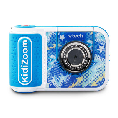 Vtech KidiZoom Print Cam Scrapbook Bundle blau - Kreative Kamera, die Bilder direkt ausdrucken kann - Inkl. Scrapbook, Stickern, Stift und Druckerpapier