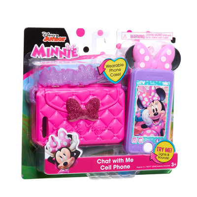 Minnie Mouse Disney Junior Chat with Me Spiel-Handy-Set mit Lichtern und Soundeffekten, Kinderspielzeug ab 3 Jahren von Just Play