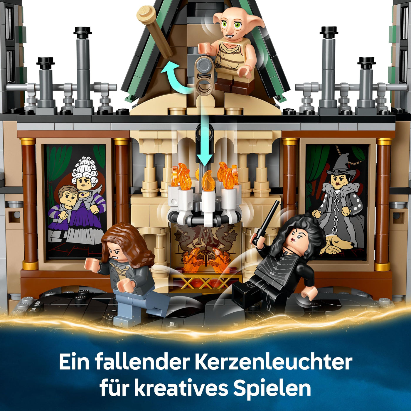 LEGO Harry Potter Landsitz der Familie Malfoy, Fantasy Spielzeug zum Sammeln und Ausstellen, Geschenk für Jungen, Mädchen und Fans der Zauberwelt, Geschenkidee mit 9 Minifiguren 76453
