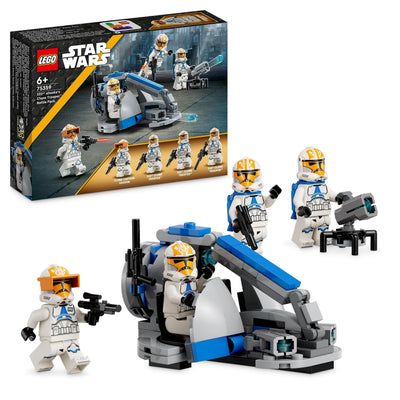 LEGO 75359 Star Wars Ahsokas Clone Trooper der 332. Kompanie – Battle Pack, The Clone Wars Spielzeug-Set mit Speeder-Fahrzeug inkl. Shootern und Minifiguren, kleine Geschenkidee für Kinder ab 6 Jahren