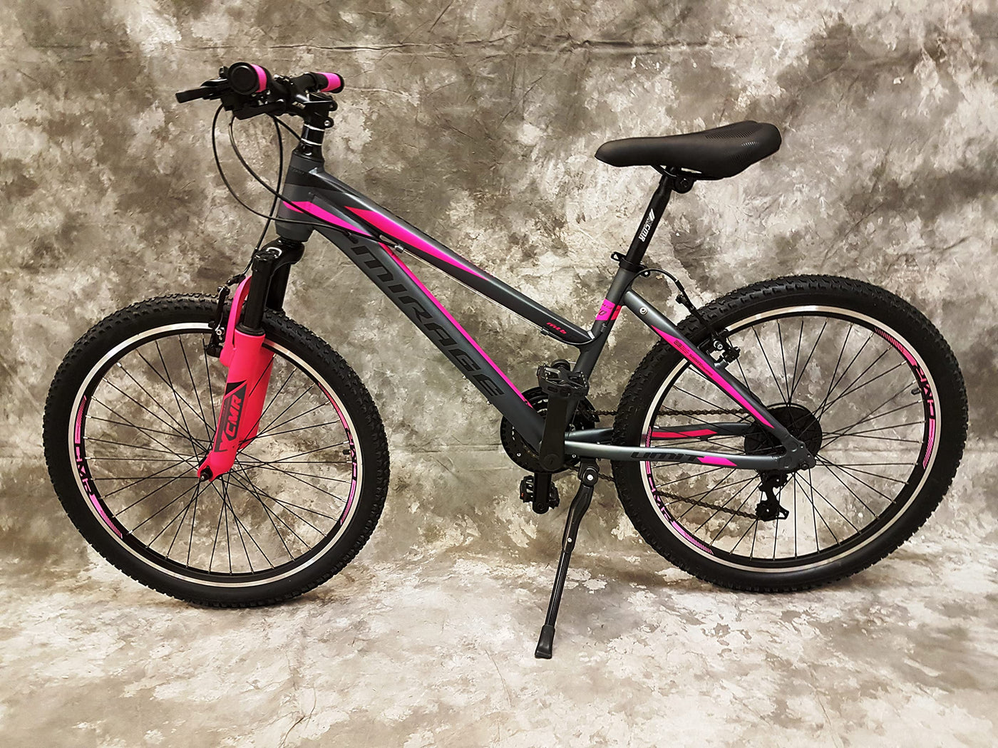 26 Zoll Aluminium Damen UND MÄDCHEN Mountainbike Mirage Gefedert mit 21-Gang Daumenklickkettenschaltung NEU 2666-ANTRA-PINK Bitte BEACHTEN AB 155 cm KÖPERGRÖSSE GEEIGNET !!!!!!!