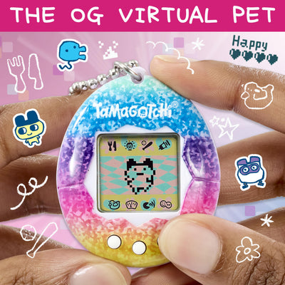 TAMAGOTCHI Bandai Original Unicorn - virtuelles elektronisches Haustier mit Display, 3 Tasten und Spielen - 42927