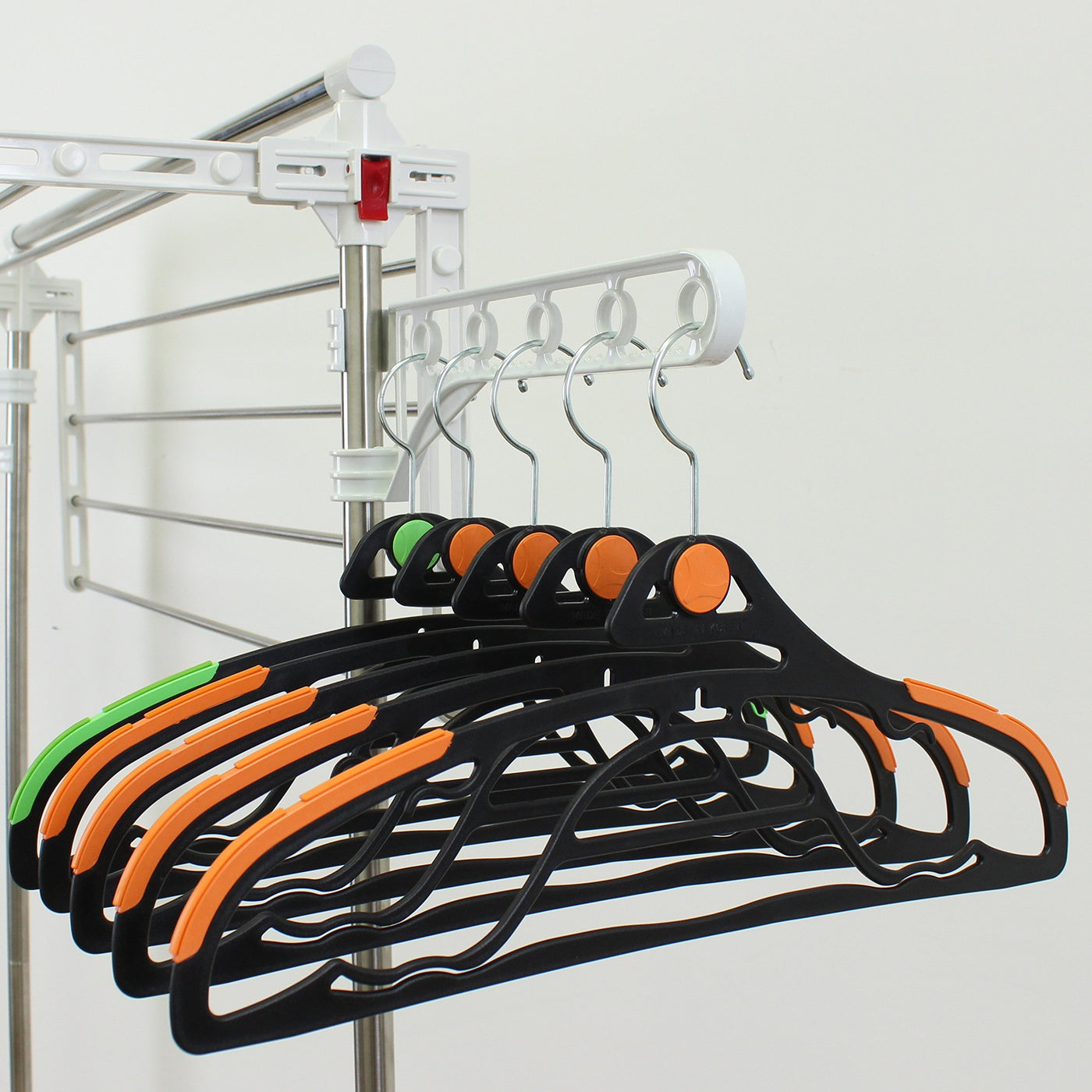 One Click Luxus Wäscheständer hoch - Flügelwäscheständer - Turmwäscheständer auf 4 Ebenen