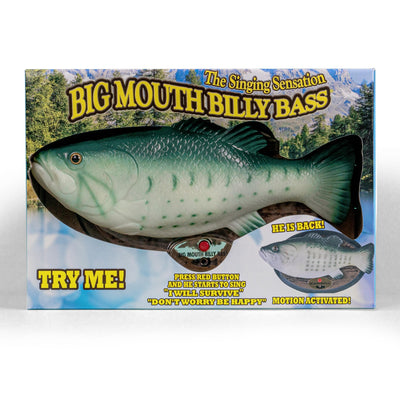 Big Mouth Billy Bass - Der singende & tanzende Fisch ca 28 cm (Don't Worry be Happy & I'll Survive)