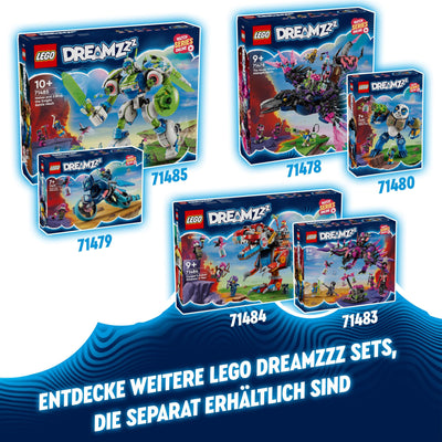 LEGO DREAMZzz 3-in-1 Izzies Traumtiere, magisches Ei mit den Minifiguren Izzy und Dizzy und Tierfiguren, Fantasy-Spielset, Geschenk für Mädchen und Jungen ab 8 Jahren 71481