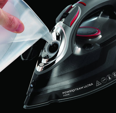 Russell Hobbs Dampfbügeleisen [3100W, 210 g Extra-Dampfstoß] Bügeleisen Power (350ml Wassertank, Keramik Bügelsohle, Selbstreinigungs- & Sprühwasserfunktion, Antikalk & Tropfstopp, 70g/min) 20630-56