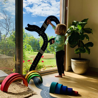 Waytoplay Expressway - Die Flexible Spielzeugstraße, 16 st. Spielen Sie mit Ihren Autos drinnen und draußen. Hergestellt in den Niederlanden