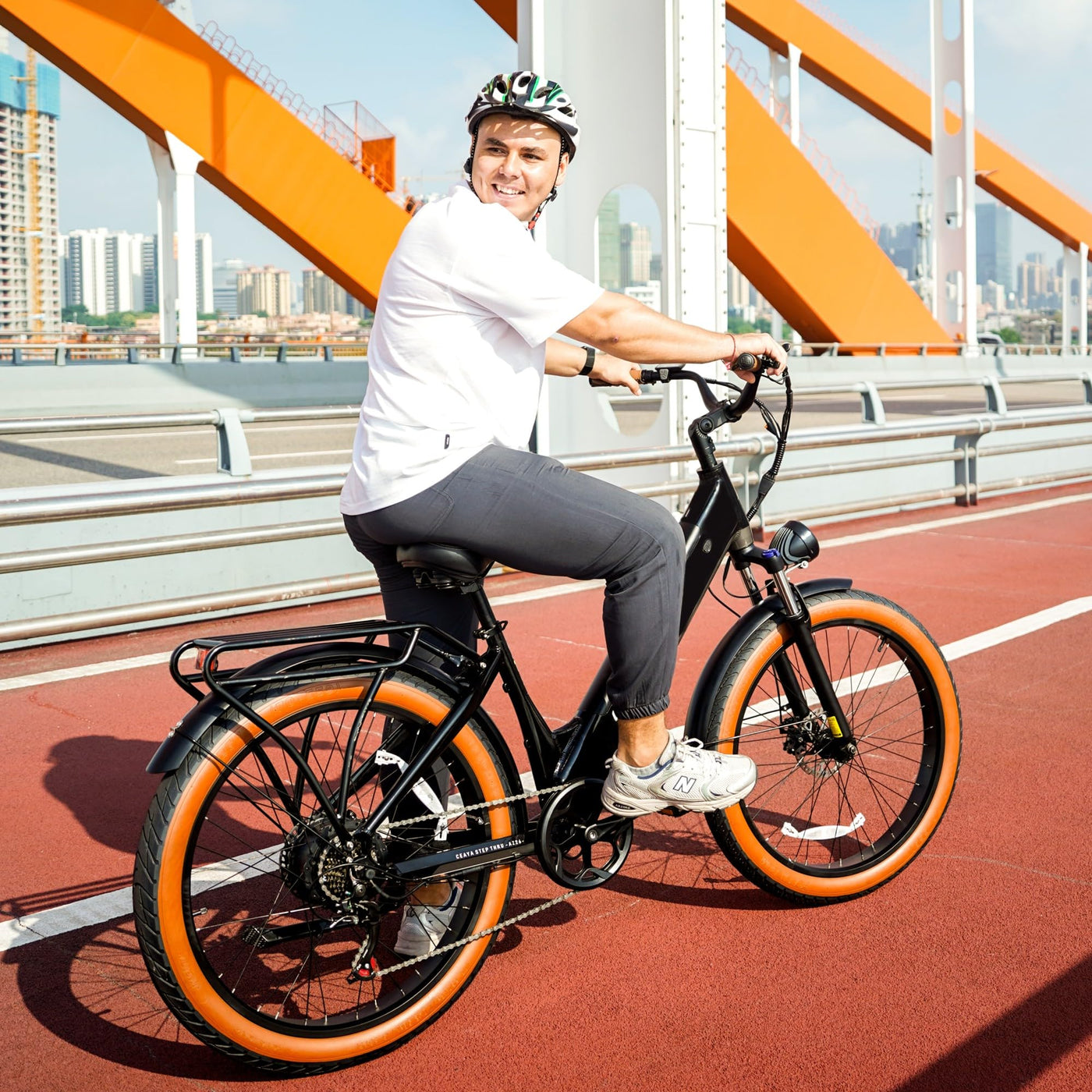 CEAYA Elektrofahrrad Aluminium 26 Zoll E Bike Herren Damen Pedelec 25km/h Fat Tire Ebike mit 48V20AH Akku,Gabelfederung,7-Gang Schaltung,Scheibenbremse,Reichweite bis 45-80KM