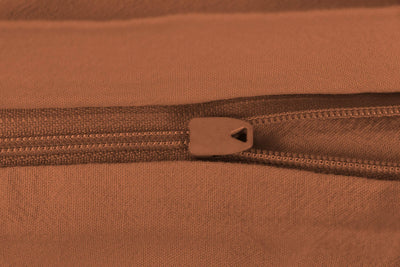 jilda-tex Bio-Bettwäsche Stone-Washed Lissabon 100% Bio-Baumwolle Knitterlook Stehsaum Uni Made in Green (Terrakotta, 135 x 200 cm)