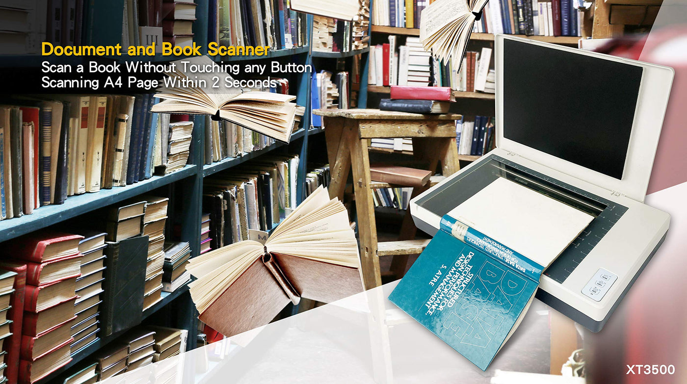 MICROTEK XT-3500 Dokumenten-Scanner (A4, 1200x2400 DPI, USB 2.0)