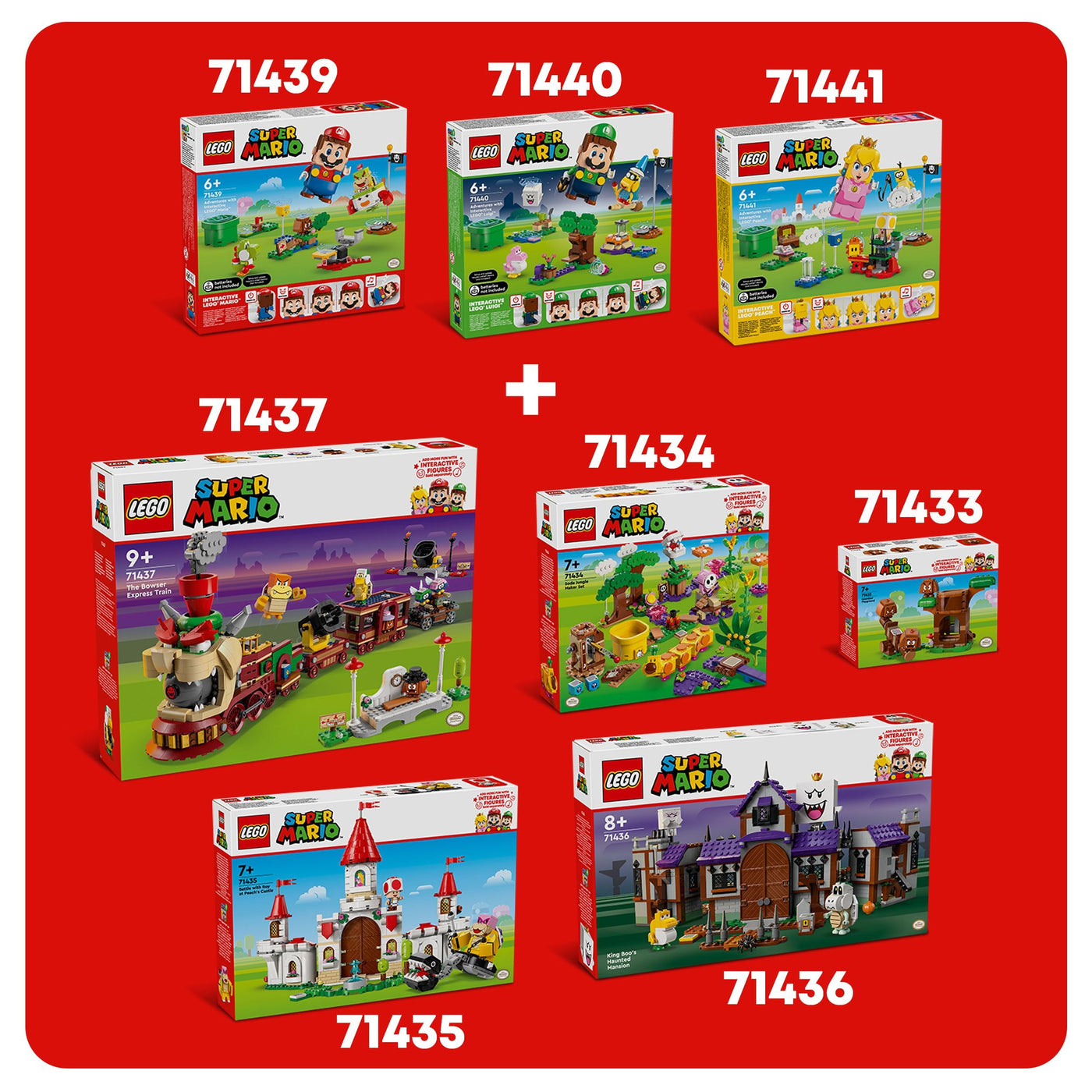 LEGO Super Mario Abenteuer mit dem interaktiven Mario, Set mit Junior-Clown-Kutsche, Spielzeug-Yoshi, Nintendo Geschenk für Jungen, Mädchen und Gamer ab 6 Jahren 71439