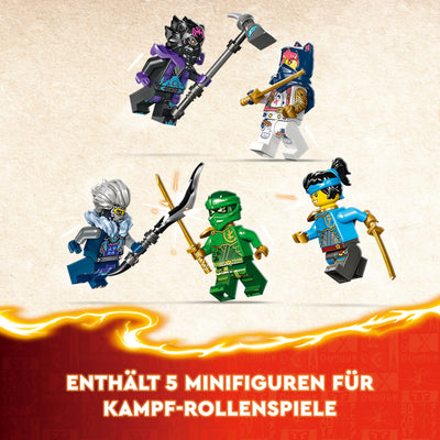 LEGO NINJAGO Egalt der Meisterdrache, Ninja-Set mit Drachen-Spielzeug und 5 Figuren inkl. Lloyd und NYA, Drachenmeister, Geschenk für Jungs und Mädchen ab 8 Jahren 71809