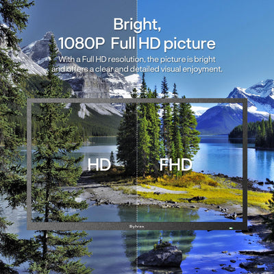 SYLVOX 32 Zoll Outdoor TV, IP55 wasserdichte Smart Google TV mit 1500 Nits Helligkeit, 1080P FHD, Wetterfester Outdoor Fernseher für Garten, Terrasse, Balkon (Pool SE 2025)