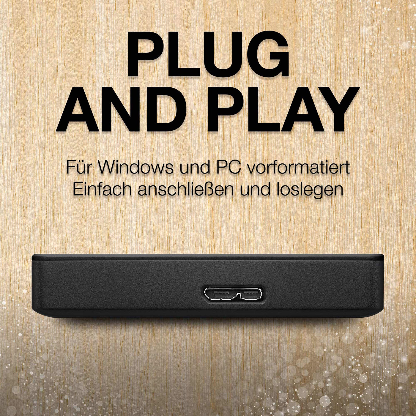 Seagate Portable Drive 1TB tragbare externe Festplatte, 2.5 Zoll, USB 3.0, inkl. 2 Jahre Datenrettungsdienst, Modellnr.: STGX1000400