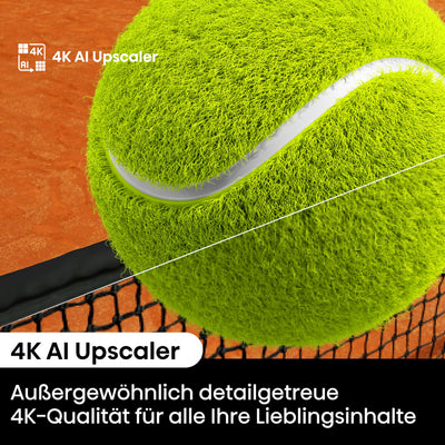 Hisense 85E6NT 214,78cm (85 Zoll) Fernseher, 4K UHD Smart TV, Precision Colour, HDR, Dolby Vision, 60Hz, Triple Tuner DVB-C/S/S2/T/T2, WiFi, HDMI 2.1, Bluetooth, Alexa Built-in, Schwarz, [2024]