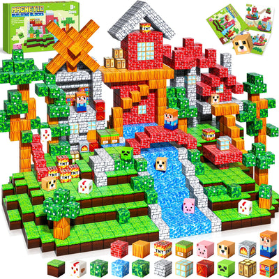 COOLJOYA Magnetische Bausteine, 150 Teile Magnetbausteine Magnetspielzeug, Magnetisches Bausteine Blöcke für Kinder ab 3 4 5 6 7 8 9, Magnetspiel Kinderspielzeug für Jungen und Mädchen