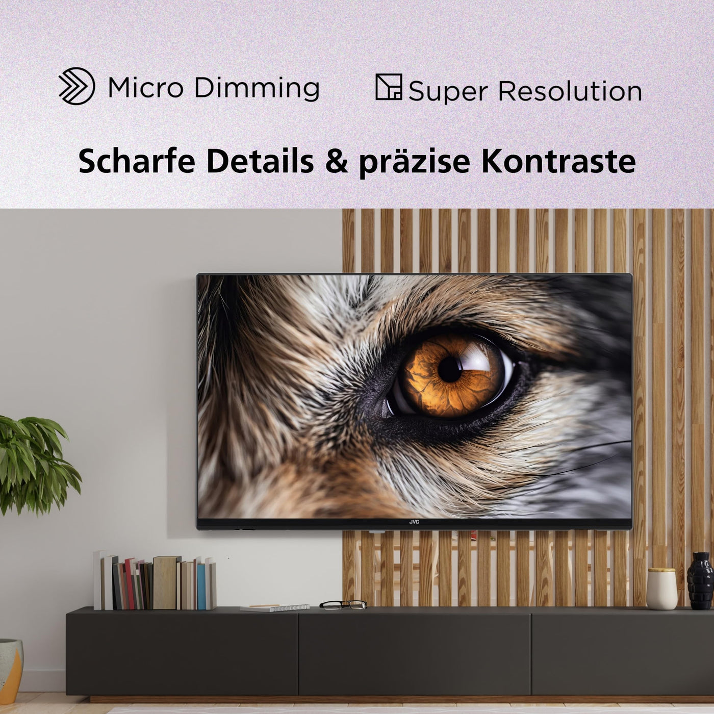 JVC Fernseher 50 Zoll Fire TV 4K QLED Smart TV mit Dolby Vision HDR, Dolby Atmos, Alexa Sprachsteuerung und Triple Tuner, UHD Fernseher LT-50VRQ3555 (2026)