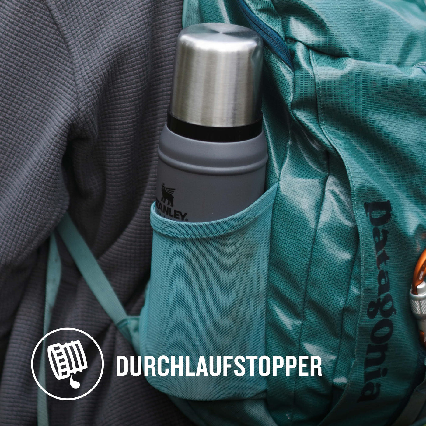 Stanley Classic Legendary Thermosflasche 750 ml - Thermos Hält 20 Stunden Heiß oder Kalt - Edelstahl Thermoskanne - BPA-Frei - Spülmaschinenfest - Charcoal