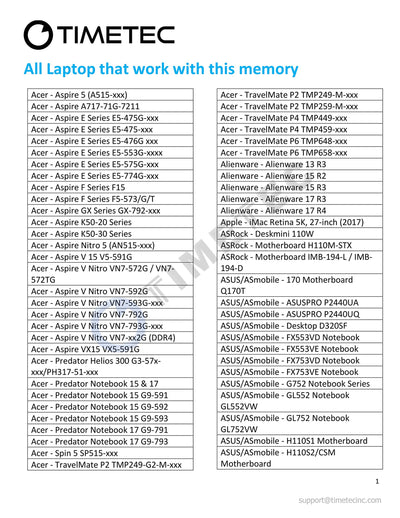 Timetec 32GB KIT (2x16GB) DDR4 2400MHz PC4-19200 Non-ECC Unbuffered 1.2V CL17 2Rx8 Dual Rank 260 Pin SODIMM Laptop Notebook PC Computer Speicher RAM Modul Upgrade (32GB KIT(2x16GB))