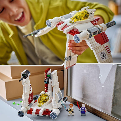 LEGO Star Wars: The Clone Wars V-19 Torrent-Sternjäger - Kreatives Spielzeug mit Minifiguren und Lichtschwert - Geschenk für Kinder - Modellbau für Mädchen und Jungen ab 9 Jahren - 75432