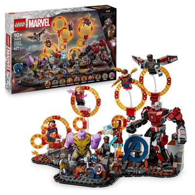 LEGO ǀ Marvel Avengers: Endgame Letzter Showdown - Bauspielzeug mit 10 Minifiguren, darunter Captain America, Iron Man, Black Panther & Dr. Strange - Geschenk für Jungen und Mädchen 76323