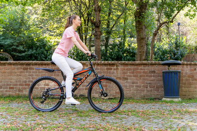 Licorne Bike Strong D Premium Mountainbike in 26 Zoll - Fahrrad für Jungen, Mädchen, Damen und Herren - Scheibenbremse vorne und hinten-Shimano 21 Gang-Schaltung-Vollfederung